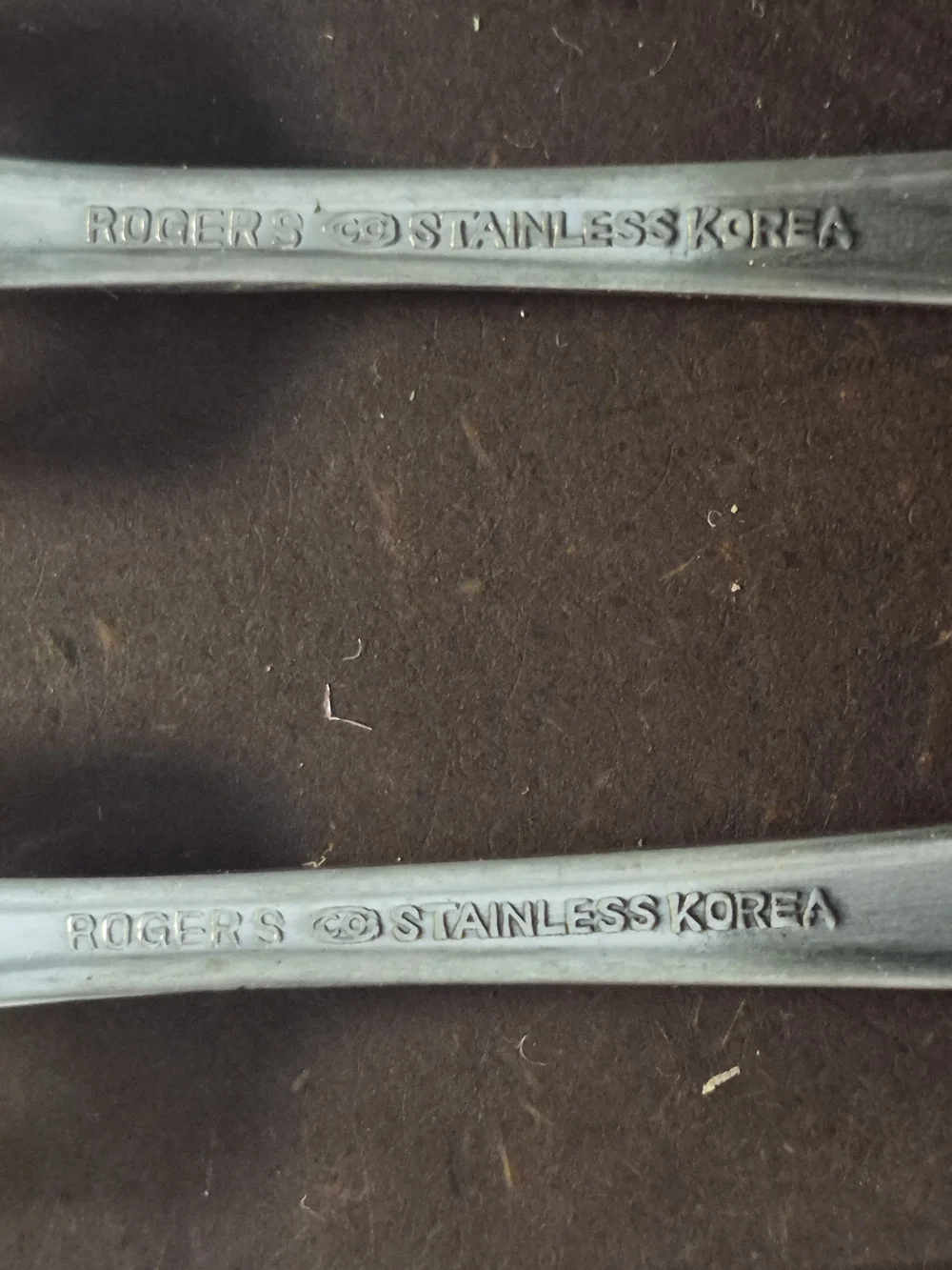 8 Vtg Rogers FLORAL MIST Cocktail Forks 5-3/4